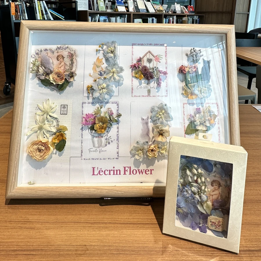 ハルメク花アート｜押し花、レカンフラワーなどお花を使った